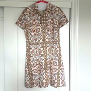 Tory Burch Port Shirtdress Hicks Garden Print size 6 BNWT